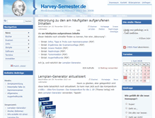 Tablet Screenshot of harvey-semester.de